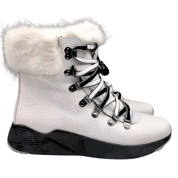 *LIKE NEW* VANELI Sport Acadia Genuine Leather & Fur Lined Boot Dual Laces —7.5 - Picture 1 of 5